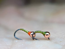 Load image into Gallery viewer, Hot Spot Zebra Midge(jig)-Mult. Colours