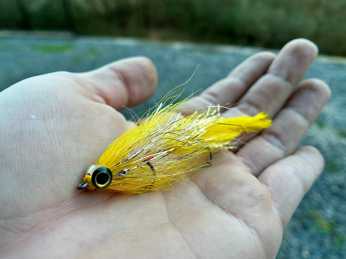 Jigging Double Deceiver Streamer Flyvarious Colors. Articulated