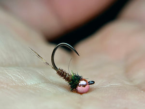 Pink Bead Pheasant Tail