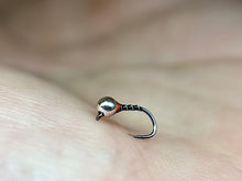 Load image into Gallery viewer, Hot Spot Zebra Midge(jig)-Mult. Colours

