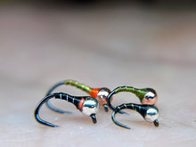Load image into Gallery viewer, Hot Spot Zebra Midge(jig)-Mult. Colours
