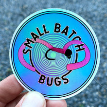 Load image into Gallery viewer, Holographic Squirmy sticker 3&quot;x3&quot;
