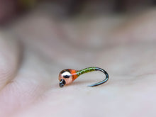 Load image into Gallery viewer, Hot Spot Zebra Midge(jig)-Mult. Colours
