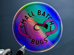 Holographic Squirmy sticker 3"x3"