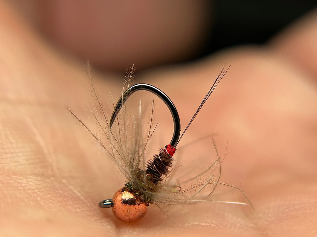 Red Butt CDC Pheasant Tail